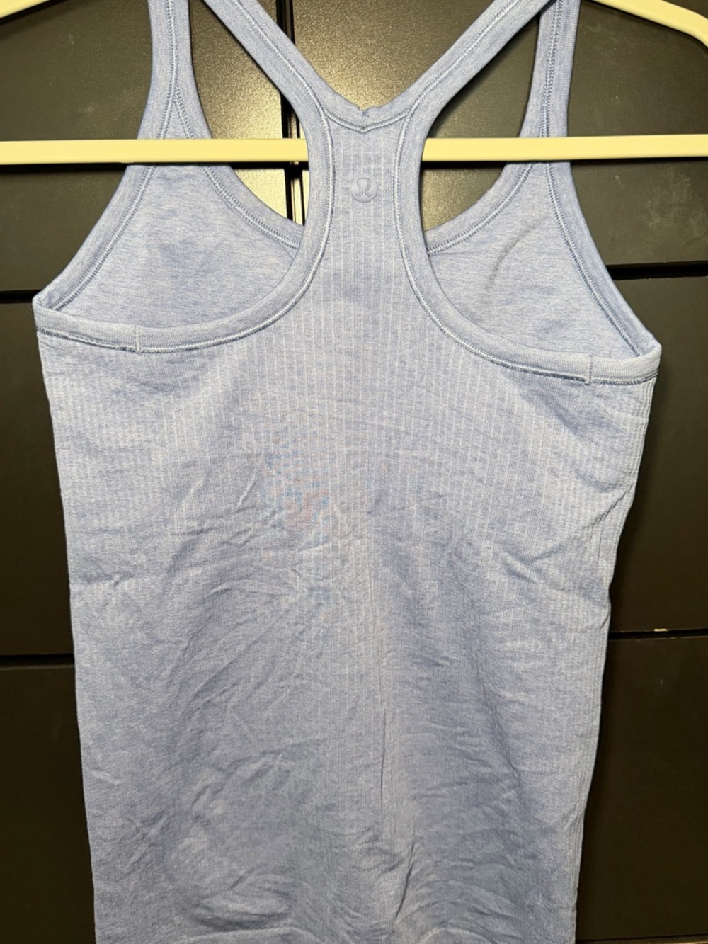 lululemon athletica Blue Ribbed Racerback Tank Top - Picture 3 of 6